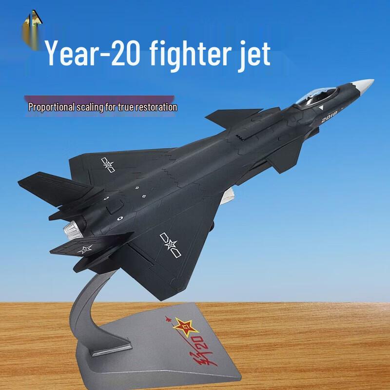 Jian-20 Fighter Jet Diecast Model