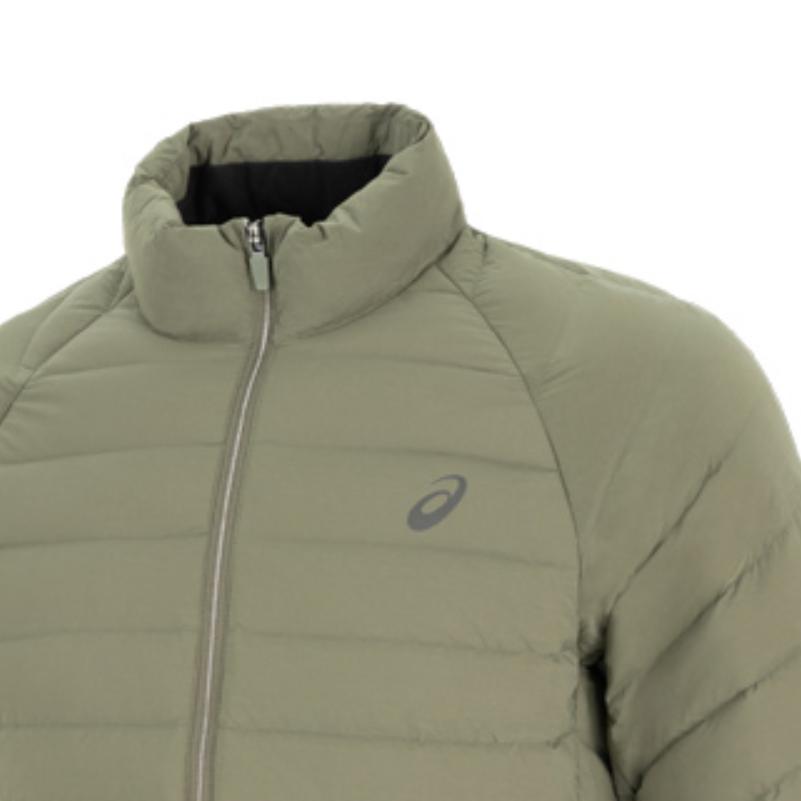 Asics Lichtgewicht Winddicht Warm Donsjack Met Opstaande Kraag Herenjassen 2031F372-300