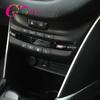Auto Zentrale Steuerung Klimaanlage Seite Dekoration Helle Streifen Trim Aufkleber für Peugeot 2008 2014- 
