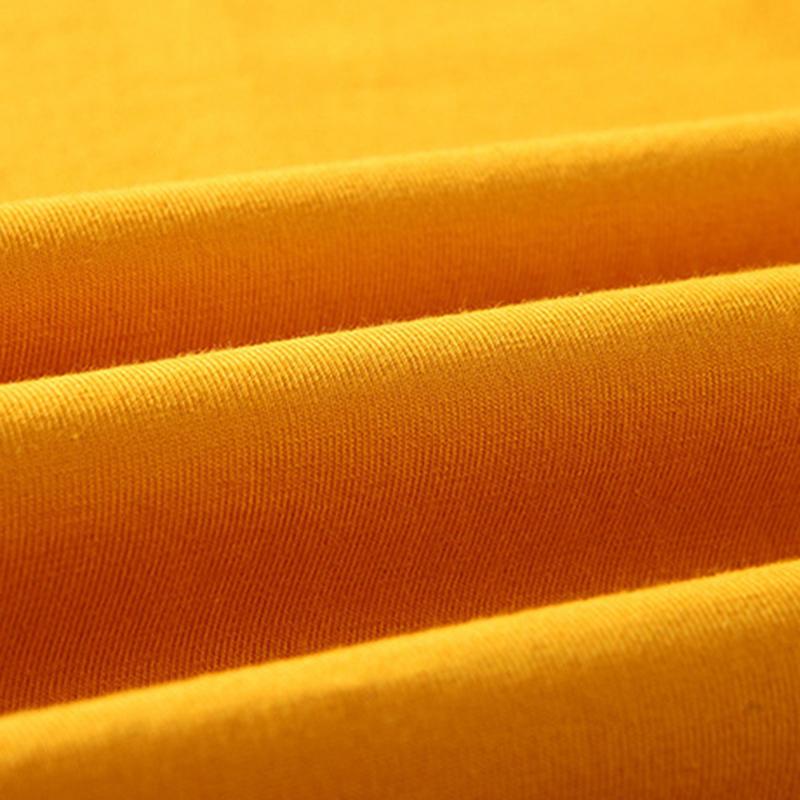 Men Summer Loose Short Sleeve Letter Printed Pullover Brathable Cotton T-shirt