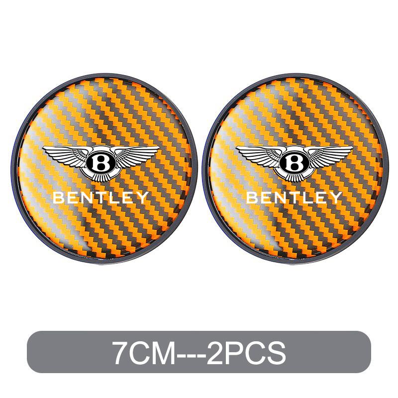 

2Pcs Car Water Cup Pad Soft Silicone Coaster Drink Mat For Bentley Flying Spur Continental GT Bentayga Mulsanne Auto Accessories