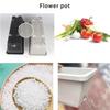 Durable Plastic Planter In Medium Size Durable Planter Flower Pots With Integrated Tray and Rack For Water Management