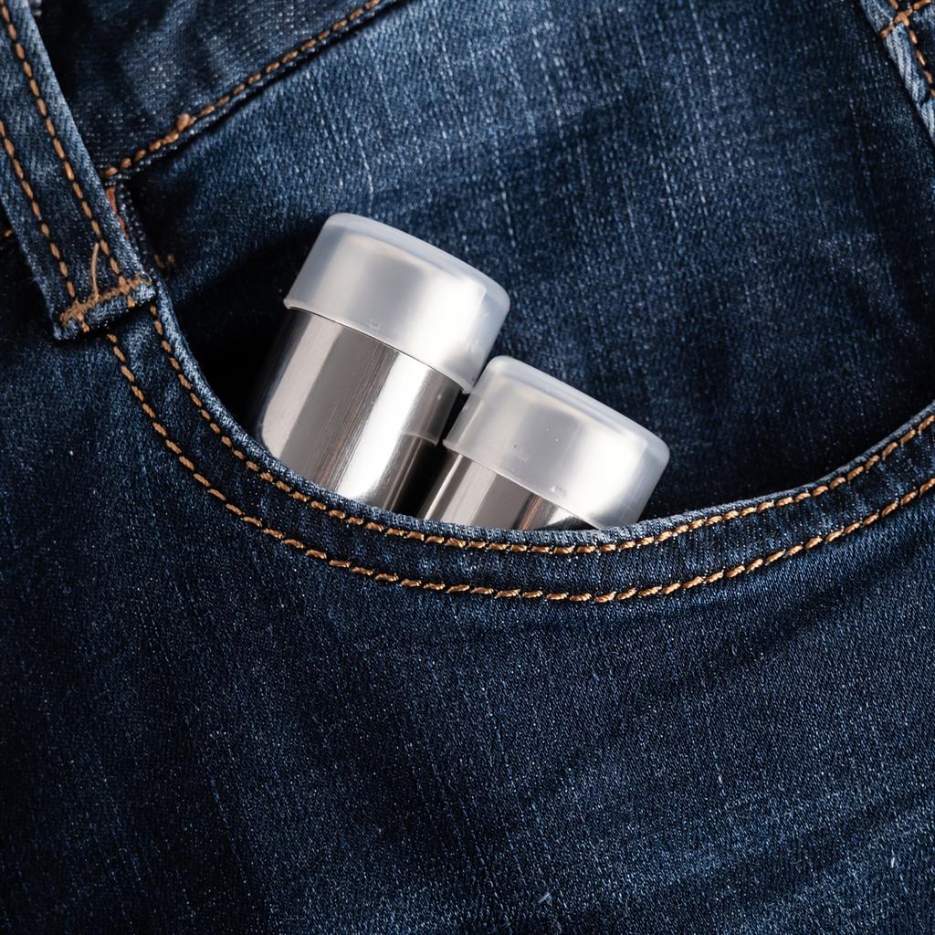 2Pcs Pepper Spice Shaker Bottle Mini Stainless Steel Spice Shaker Seasoning Jar Salt Sugar Bottle Multifu Dispenser Cooking Tool