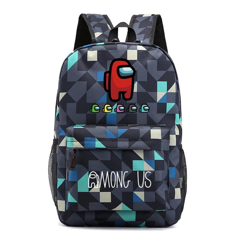 Spellen Among Us Ruimte Weerwolf Sterrenhemel Student Schooltas Patroon Rugzak Grote Capaciteit one size fits all