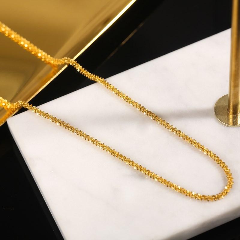 Popular Sparkling Clavicle Chain Choker Necklace Collar For Women Fine Jewelry Wedding Party Birthday Gift