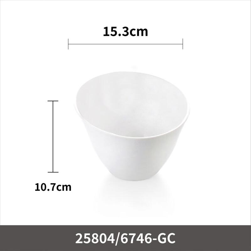 Commercial Melamine Slanted Salad & Hotpot Bowl - YE1338