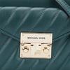 Michael Kors MK Rose Commuter Vintage Logo Flap Leather Camera Bag Women Shoulder Bag Dark-Green 35F1GX0C5U-RACING-GREEN