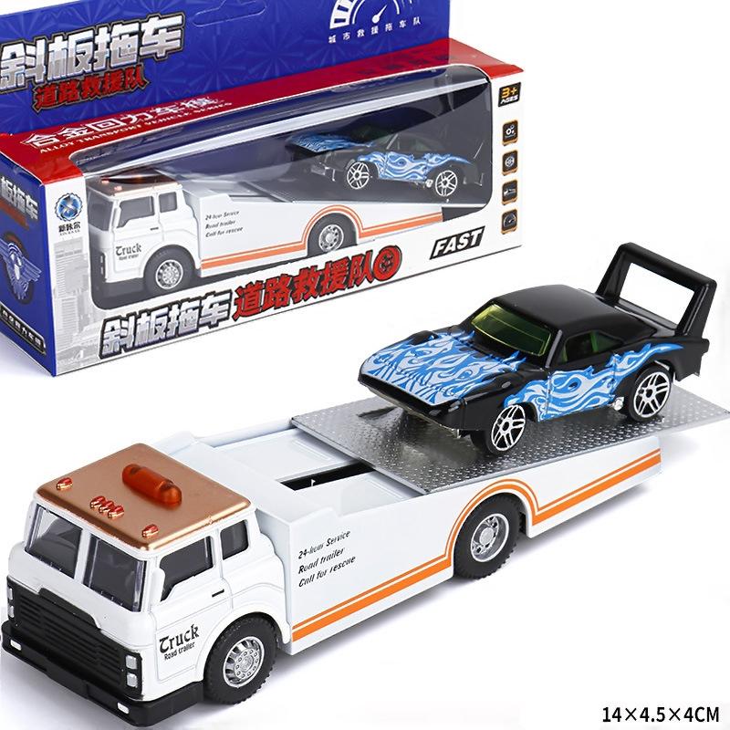 1:64 Scania Container Truck American Container Truck Alloy Diecast Model Car Mini GT Vehicle Toy Models Miniature Cars Birthday