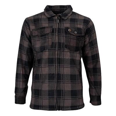 Speero Men's Checked Sherpa Fleece Lined Shirt