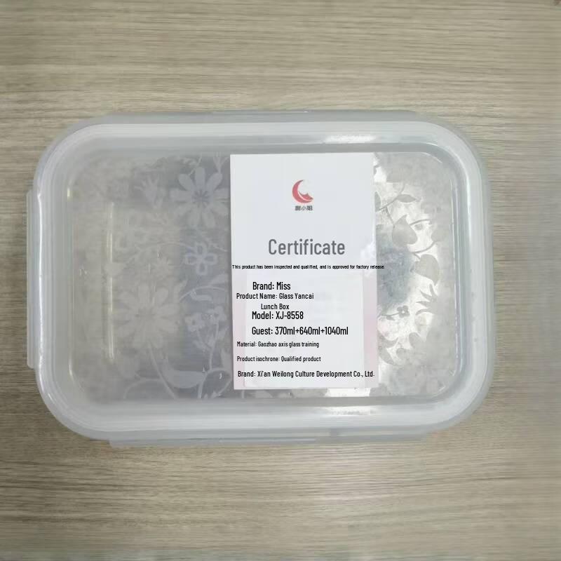 Chef Miss Glass Food Storage Container 3-Piece Set
