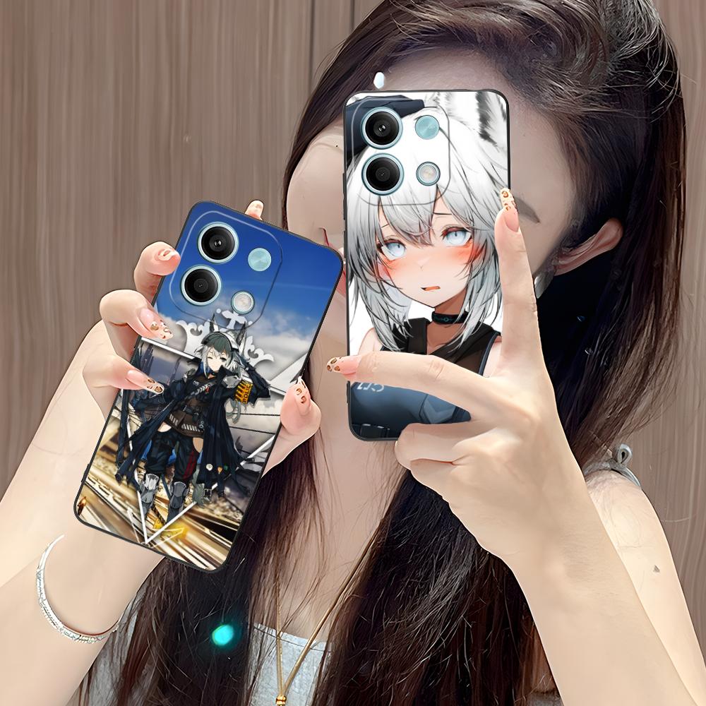 Arknights Grani Matte TPU Mobile Phone Case for POCO M7 M6 M5 M4 M3 X7 X6 X5 X4 X3 Pro GT 5G Colorful Printing Cover