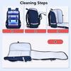 Neue Design-Gradienten-Schultasche für Grundschüler, männliche und weibliche Kinder, Rucksack der Klassen 1–6, leicht, verschleißfest, Kinderrucksäcke