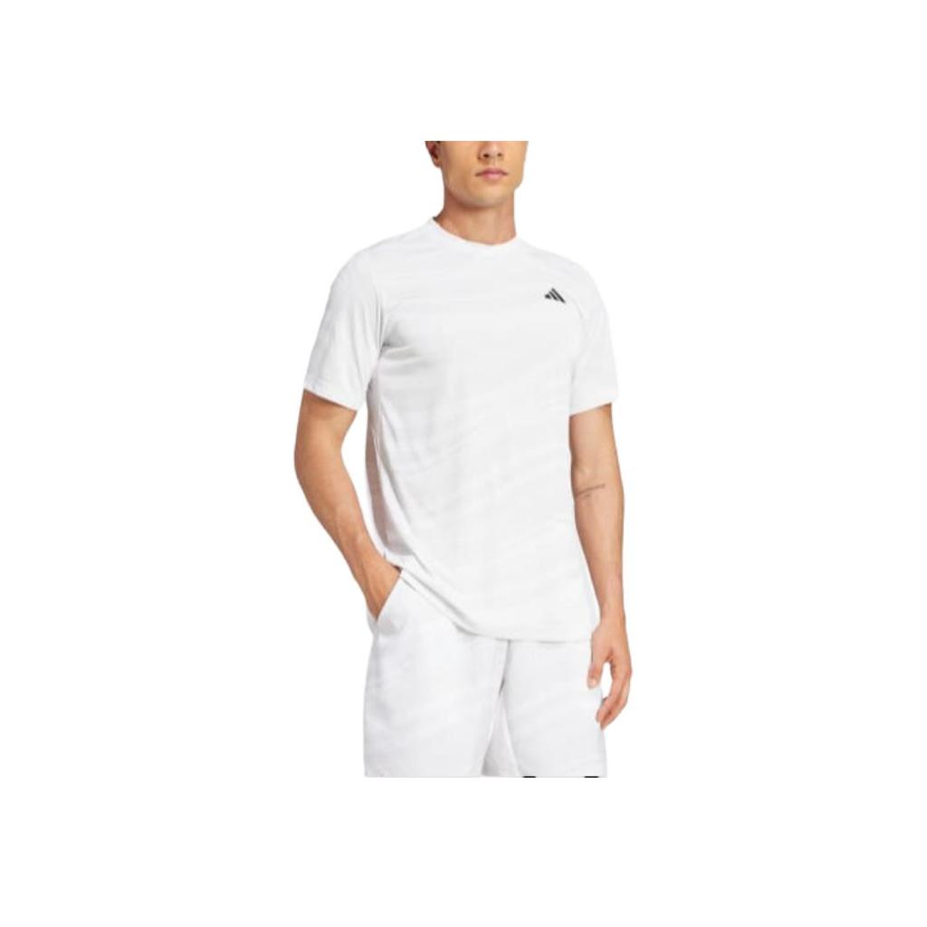 Adidas Climacool Comfortable Crew Neck Pullover Short Sleeve Tennis Shirt Men Tops White JN7027