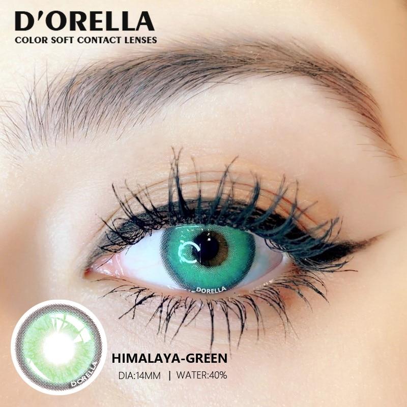 D'ORELLA 1 Paar (2 Stück) 2021 NEUE ANKUNFT TAYLOR-Serie farbige Kontaktlinsen für Augen, kosmetische Kontaktlinsen-Augenfarbe