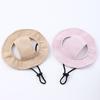 Exposed Ears Dog Fisherman Hat Breathable Pet Sun Hat Cute Dog Sunscreen Hat  Outdoor