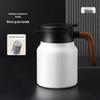 316 Stainless Steel Insulated Stewing Teapot with Temperature Display, Water Separation, and Customizable Patterns - Large Capacity.