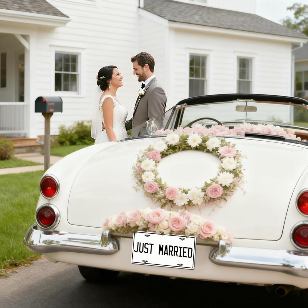 Metal  License Plate - 6X12 Inch - Personalized License Plate For Front Of Car - Decorative Auto Accessories Car Tags (3. Upload Design)