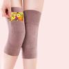 Gùténg Seamless Thermal Velvet Knee Warmers with Pocket