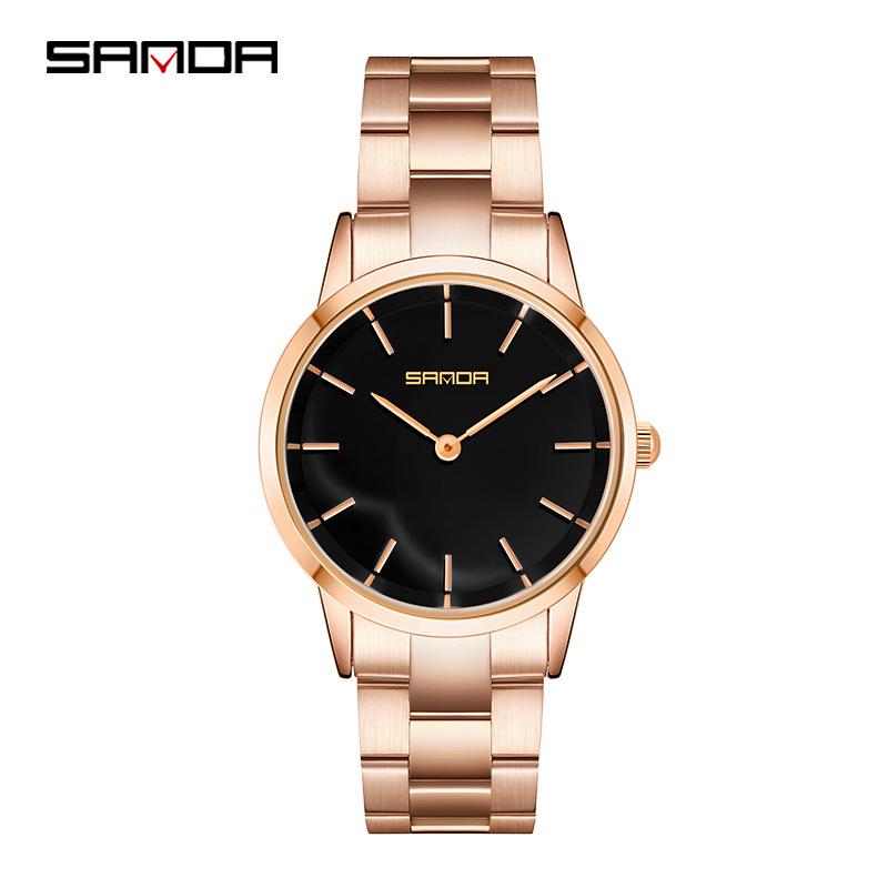Sanda 1051 Women s Trendy Quartz Watch with Steel Band