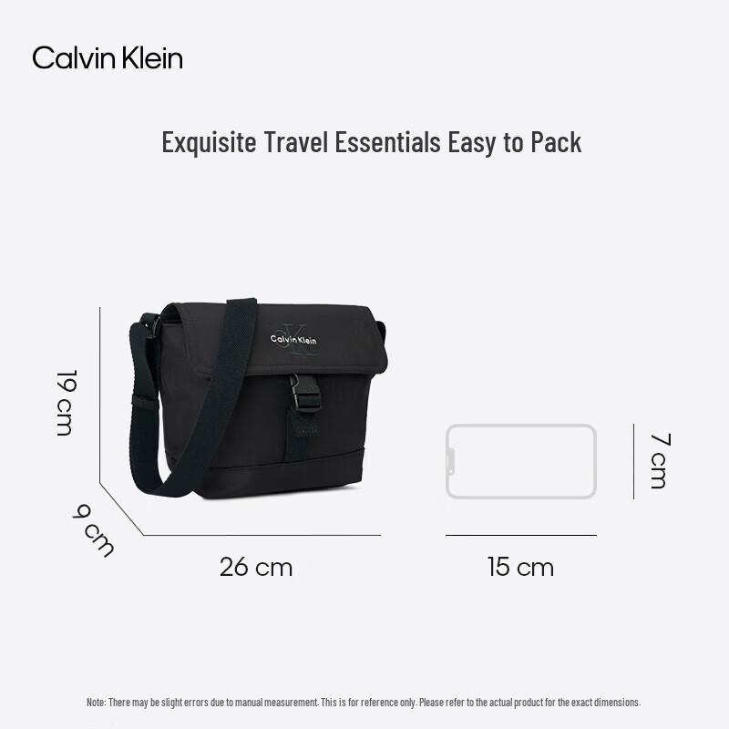 Calvin Klein Jeans Men's Small Flap Crossbody Messenger Bag