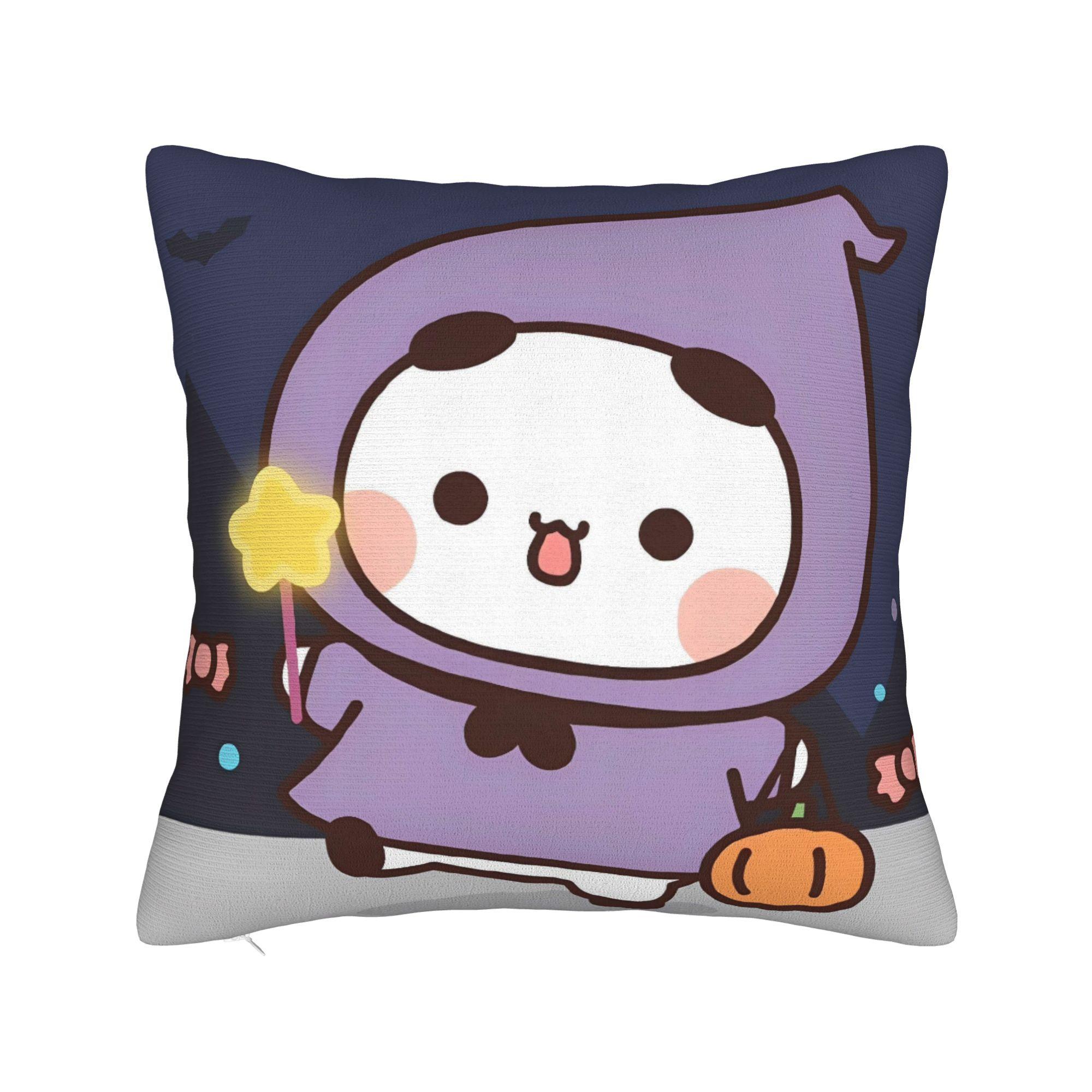 Бубу Дуду Гребля на лодке Наволочка Принт Наволочка для гостиной Диван Модная наволочка для подушки 12x12Inch