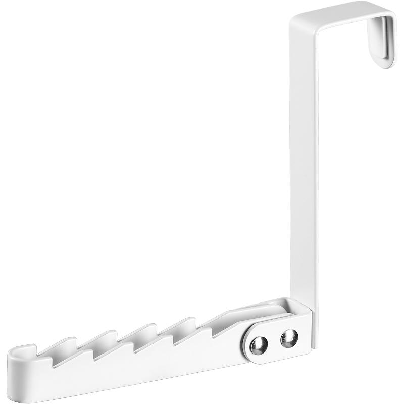 

Foldable Storage Rack Behind the Door Foldable Metal Hook On The Door for Clothes Hangers Clothes Storage Hook Hanger Storager білий