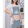Restaurant Chef Apron Waterproog Oil Proof Easy Cleaning Kitchen Cooking Apron for Home Blue