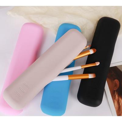 Organisateur Cosmétique Portable Boîtier de Rangement Maquillage en Silicone Nouveau Sac Pochette Maquillage Étanche