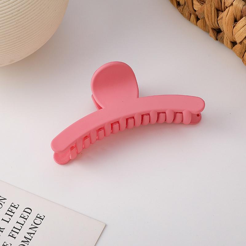 New Fashion Hair Clip for Women Korean Versatile Simple Solid Color Scrub Claw Shark Clip Headwear Girl Hair Accessories