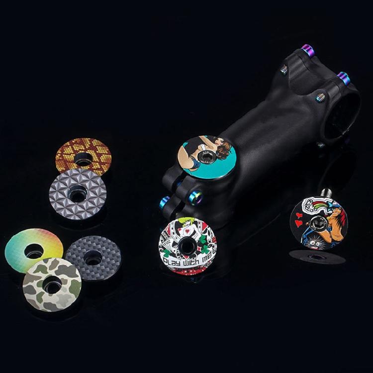 Copritappa Superiore Professionale per Manubrio Bici Tappo per Attacco Manubrio per Forcella da 28,6 mm per Tubo Sterzo Anteriore
