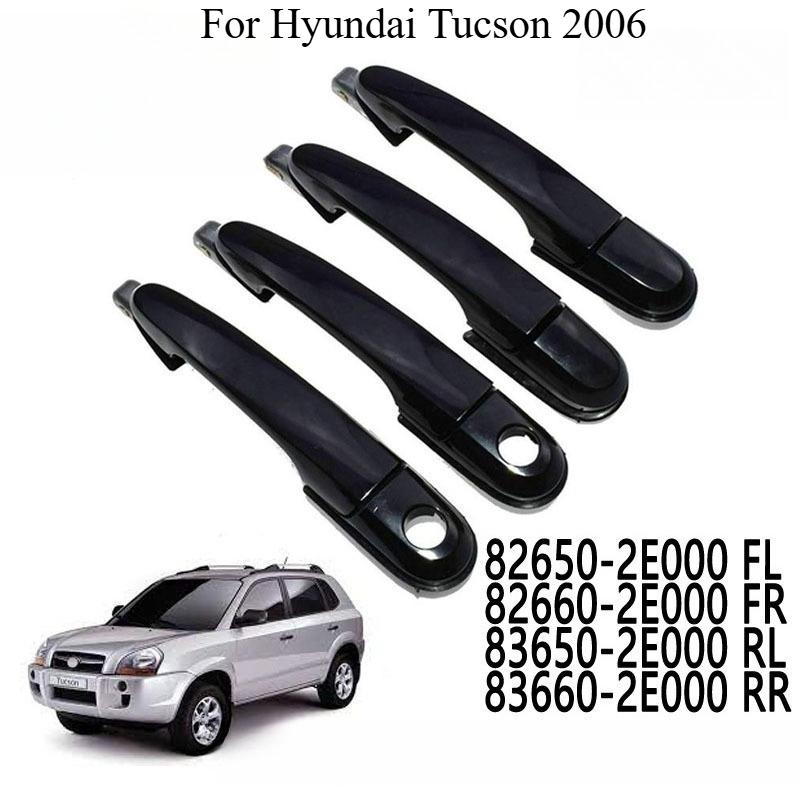 For Hyundai Tucson 2006 door handle 82650-2E000 82660-2E000 83650-2E000 83660-2E000 black door handle