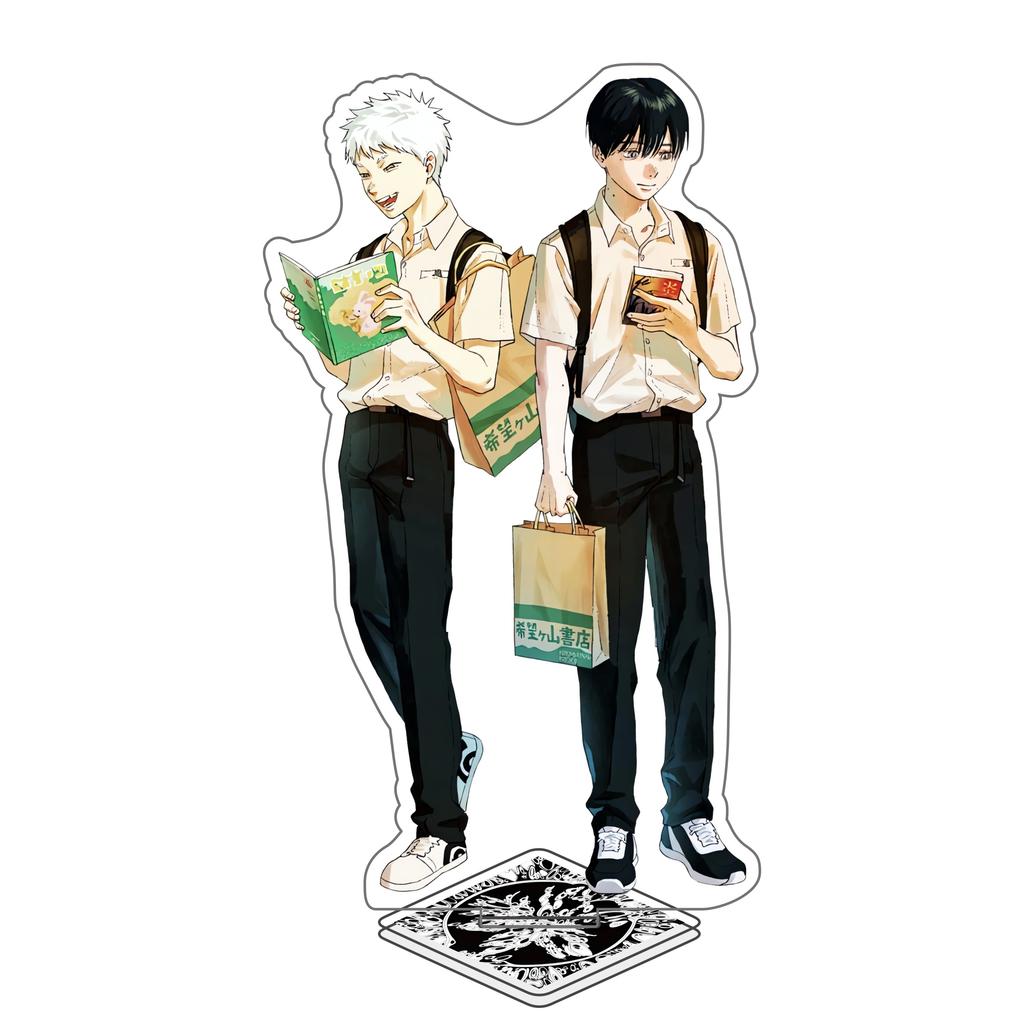 Anime The Summer Hikaru Died 15CM Acrylic Stand Figure Hikaru Indou Yoshiki Tsujinaka Desktop Ornament Collectible KEY Fans Gift