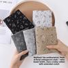 Damen Frühling und Herbst Retro Floral Antibakteriell Verlängert Reine Baumwolle Zwickel Überzug Hüfte Flacher Winkel Slips