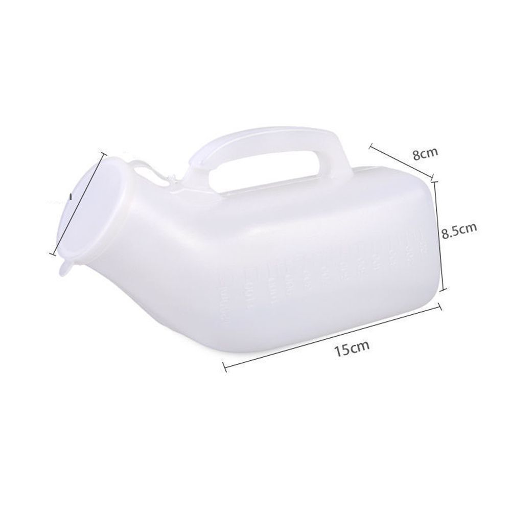 1200ml Přenosný Pánský Mobilní Toaletní Vůz Cestování Kempování Moč Pomočení Rukojeť Pisoár Skladování Močová Láhev Invalidita Pomocník pro Starého Muže