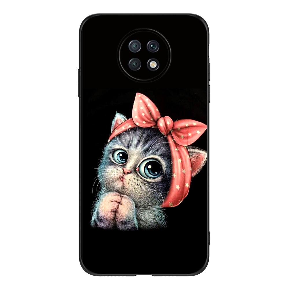 Etui na Xiaomi Redmi Note 9T 6,53 cala Dla Redmi Note 9 T Note9T bumper Etui Funda czarne etui tpu lew wilk tygrys smok