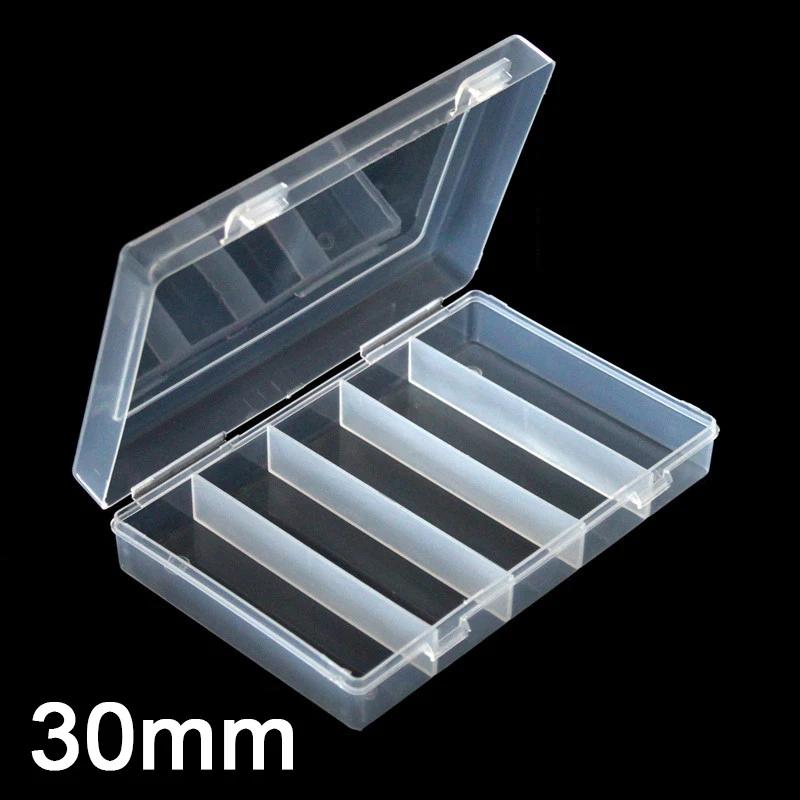 Plastic Jewelry Boxes Storage Case Plastic Tool Box Clear Round Coin Cases Capsules Container Holder Organizer Storage Wholesale