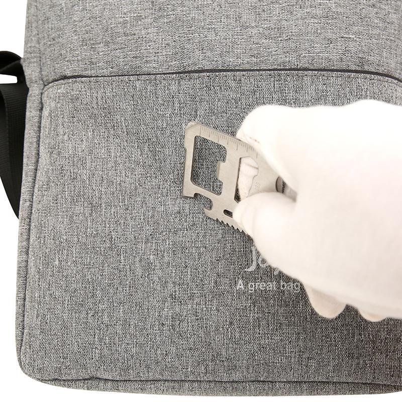 Men'S Shoulder Bag Mobile Phone Bag Simple And Durable Oxford Cloth Light And Large Capacity Commuter Travel Slung Small Bag.