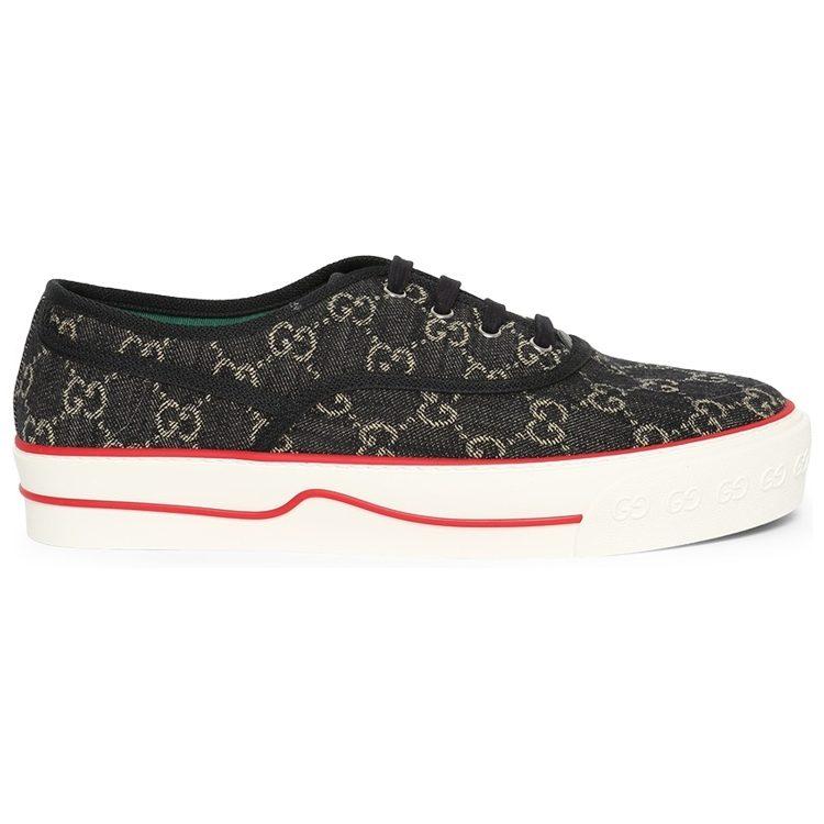 Gucci Tennis 1977 Low 'GG Logo - Black Denim' 655699 UN340 1292
