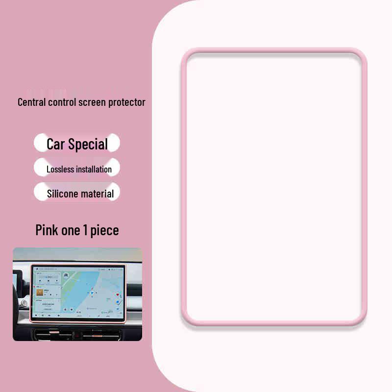 Changan Qiyuan A06: Central Control Screen Protector & Navigation Frame Silicone Cover for 26 Models