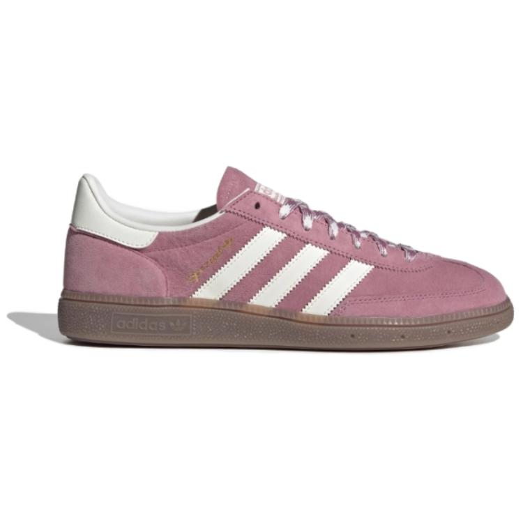 Adidas Originals Handball Spezial Leather Comfortable Versatile Low-Top Sneakers Unisex Sneakers Pink KJ6304