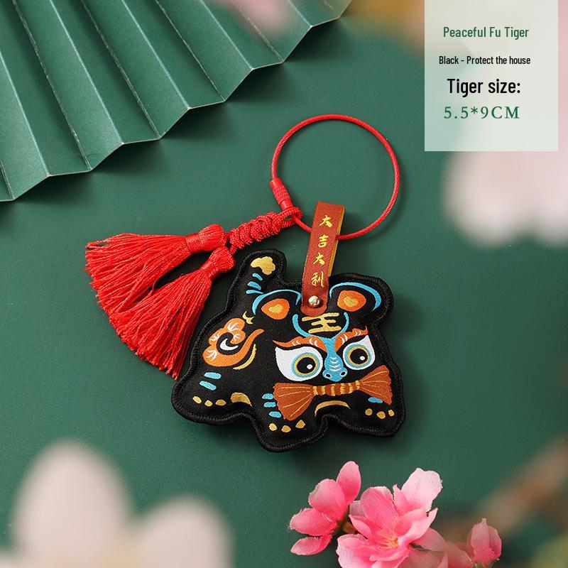 Dragon Boat Festival Tiger Sachet Pendant: Little Tiger Safety Talisman & Five Poisons Souvenir