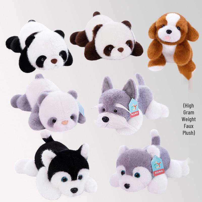 

Plush Panda Puppy Soothing Companion Toy Cape