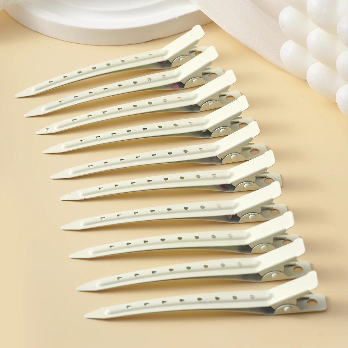 

Colorful Metal Duckbill Clip Curly Hairpin Barrettes Hairstyle Hair Styling Clips Clamps Haircut Hairclip Fluffy Hair Root Tools