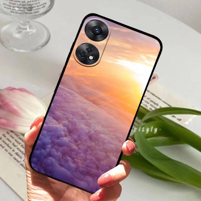 For Oppo Reno8 T 4G 5G Case Reno8T 8T Cool Fashion Soft Silicone TPU Phone Cover For OPPO Reno8 4G 5G Shockproof Bumper Fundas