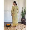 Indian Designer Top Tunic Kurti Pant Dupatta Set Women Party Wear Salwar Suit SC-2269