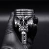 Stylish Gear Lever Head Handle Stainless Steel Skull Shape Shifter Stick Knob for Manual/Automatic Transmission Vehicles