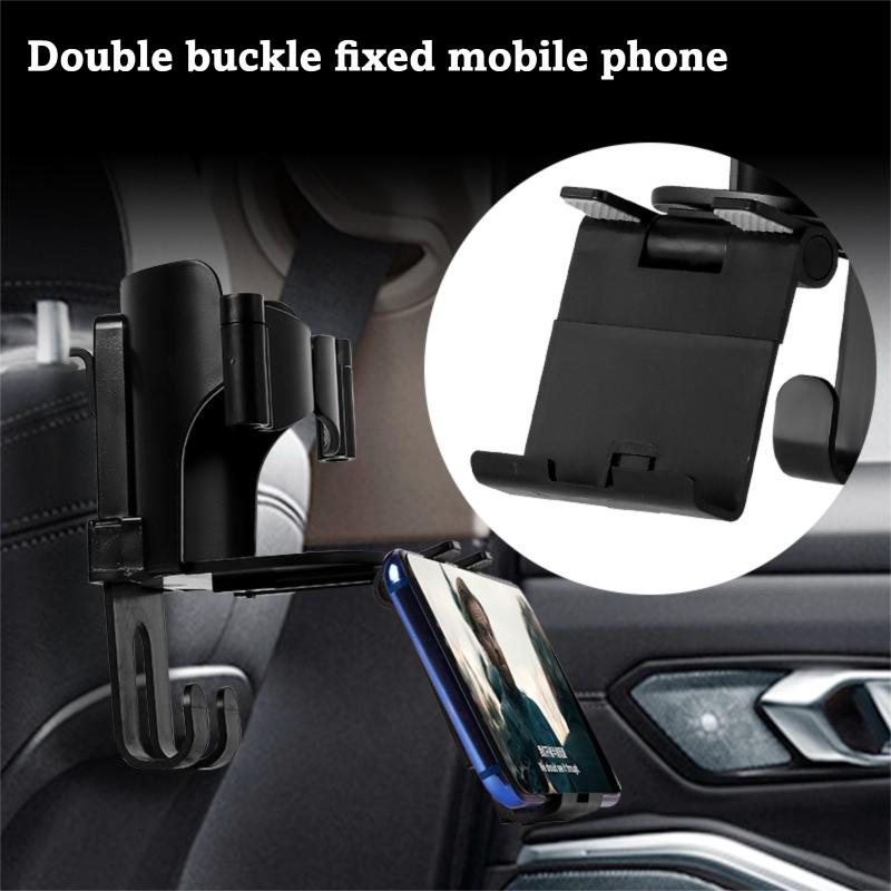 Car Seat Cup Holder Car Seat Back Multi-functional Hook Rear Creative Water Cup Holder Car Mobile Phone Holder Car Accessories