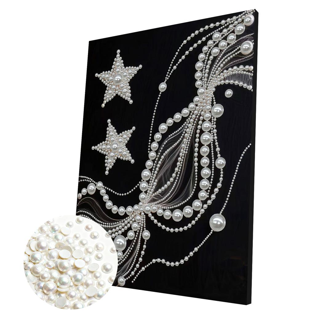 DIY Pearl Painting Kit for Adults/Beginners Gift Home Decor Pearl Gem Paintings Picture Arts Craft With Frame 30x40cm
