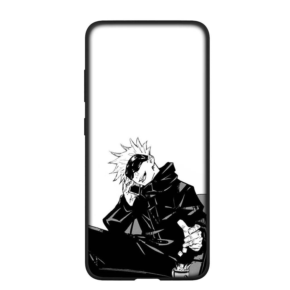 Phone Case for Samsung Galaxy S25 S24 S23 iPhone 16 15 Xiaomi Redmi Note 14 13 12 16E X 11 Pro Max OPPO Moto Huawei Cartoon Jujutsu Kaisen Gojo Satoru