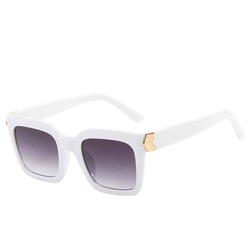JYL Sunglasses Square Cross Border Uv Protection Brand Style Black 2172 A-18199